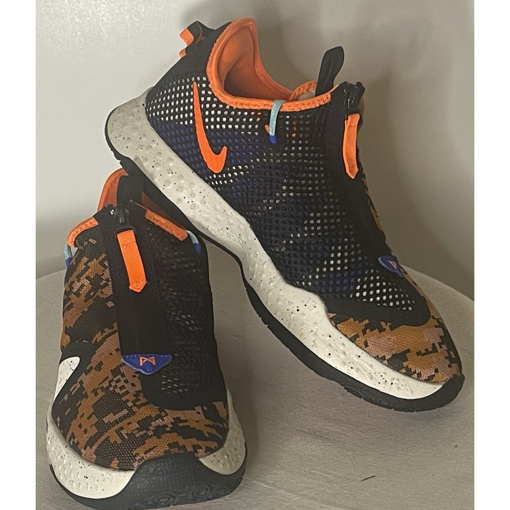 Nike PG 4 Paul George Basketball Shoes Mens 9.5 Digital Camo CD5079-200